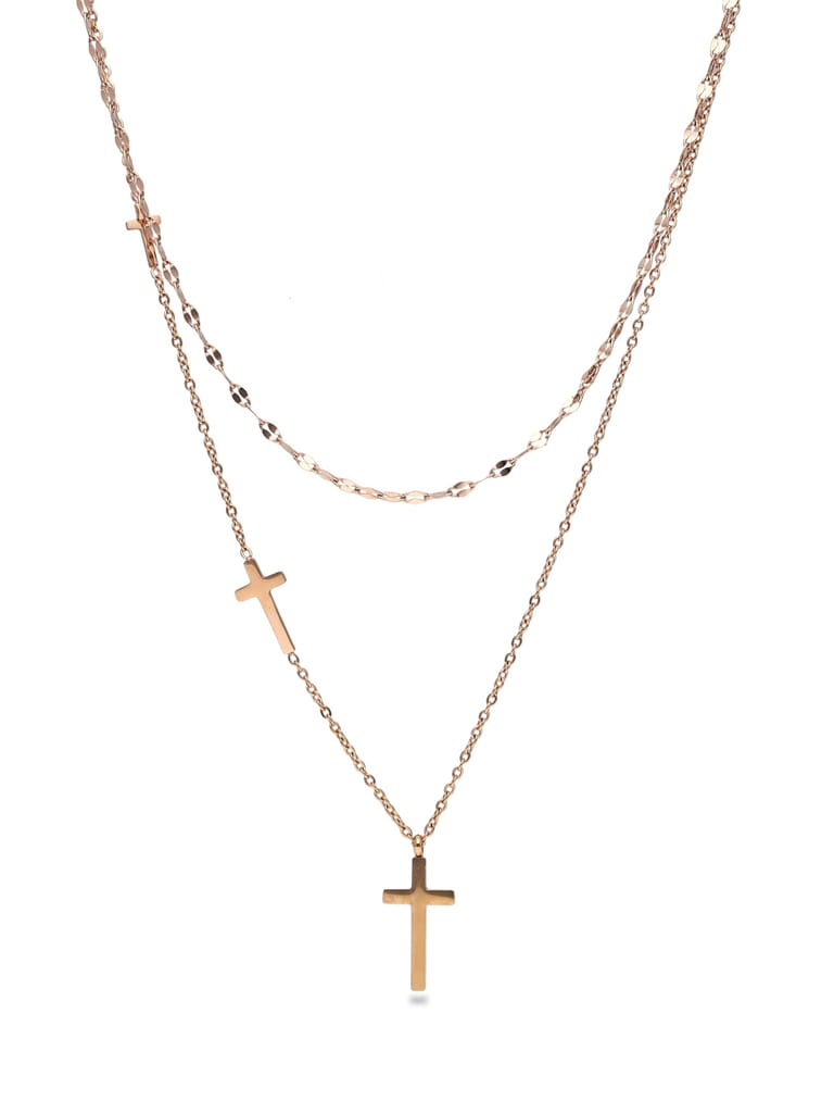 Western Necklace in Rose Gold finish - CNB27785