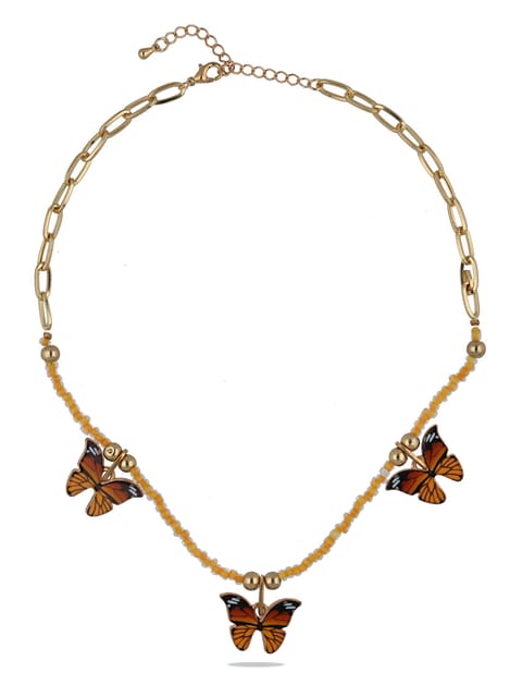 Western Necklace in Gold finish - CNB27918