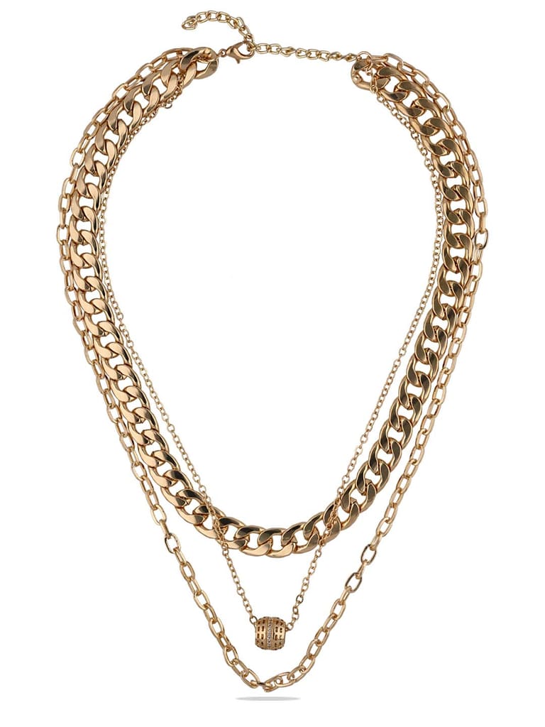Western Necklace in Gold finish - CNB28037