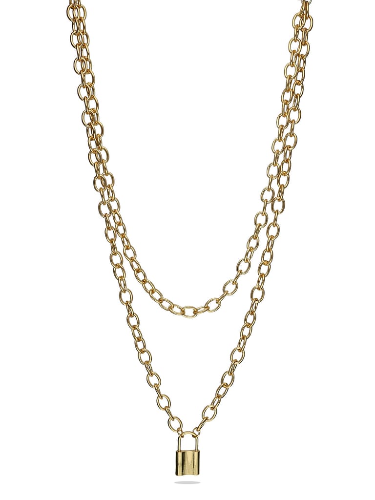 Western Necklace in Gold finish - CNB28041