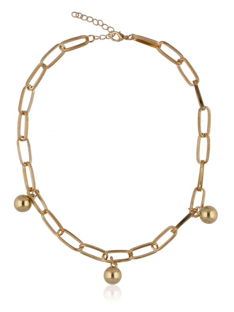 Western Necklace in Gold finish - CNB28046