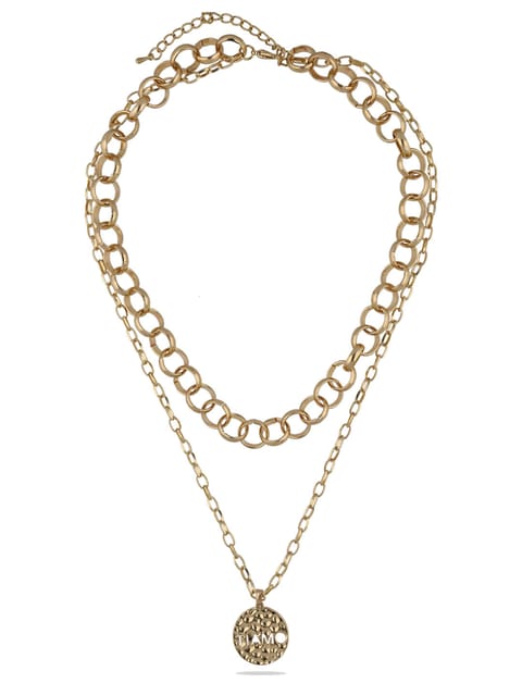 Western Necklace in Gold finish - CNB28044