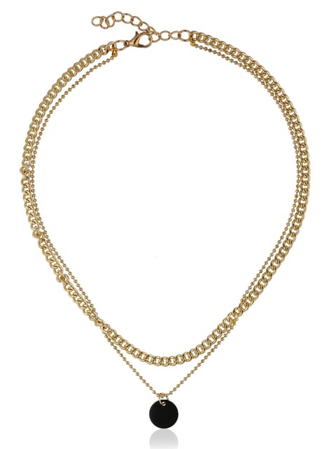 Western Necklace in Gold finish - CNB28049