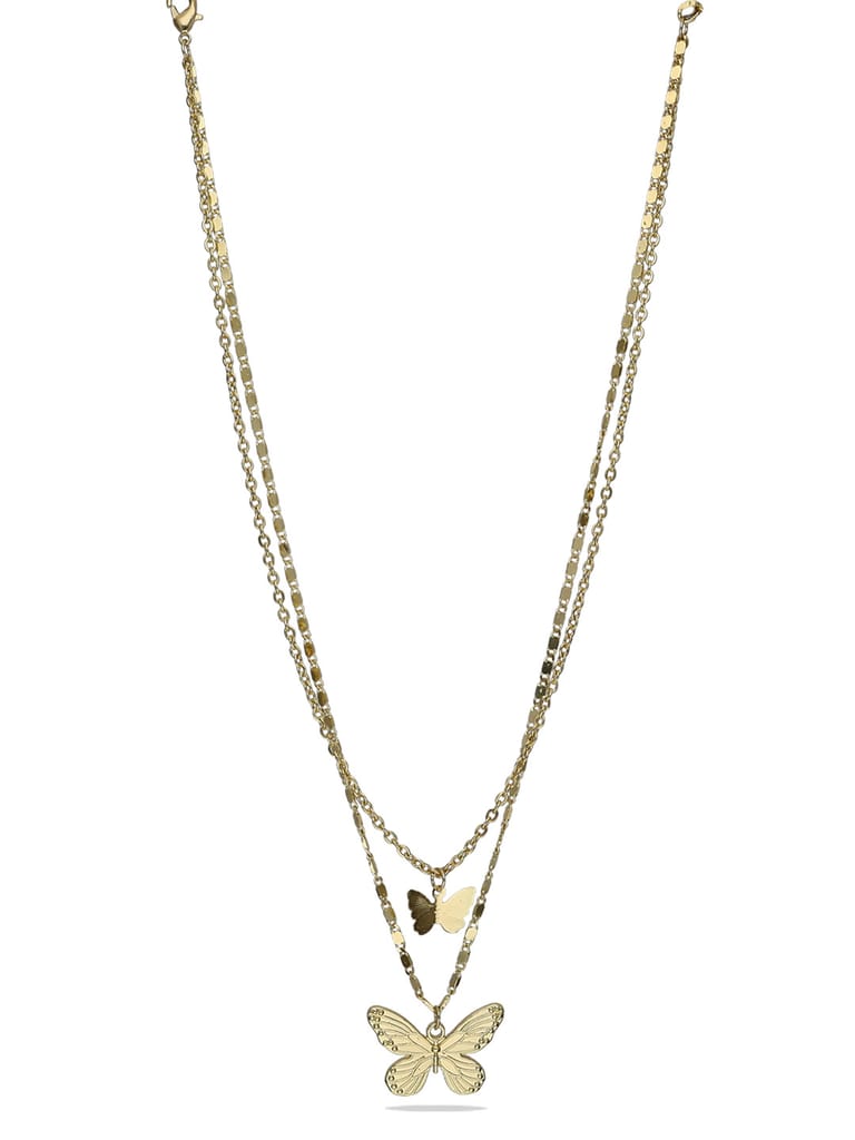 Western Necklace in Gold finish - CNB28053