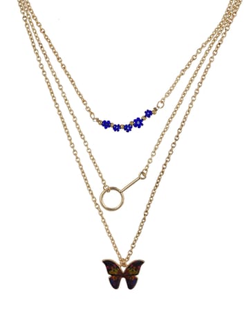 Western Necklace in Gold finish - CNB28054