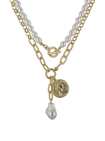 Western Necklace in Gold finish - CNB28067