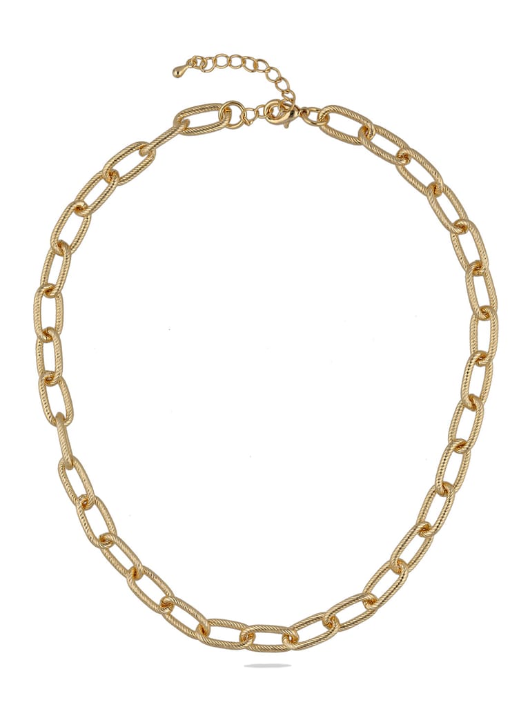 Western Necklace in Gold finish - CNB28094