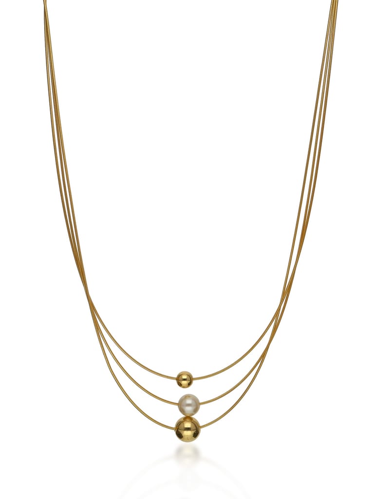 Western Necklace in Gold finish - CNB27697