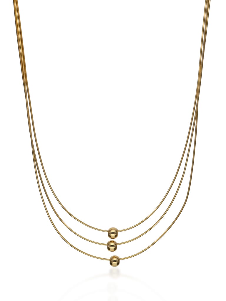 Western Necklace in Gold finish - CNB27701