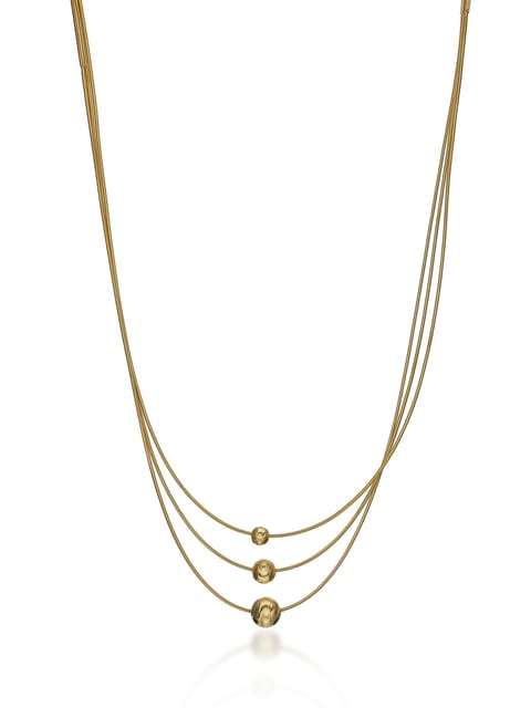 Western Necklace in Gold finish - CNB27707