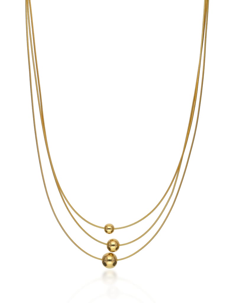 Western Necklace in Gold finish - CNB27710