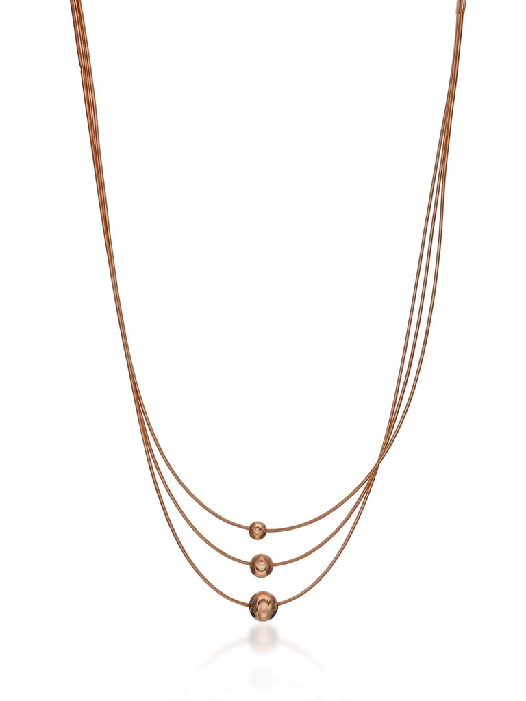 Western Necklace in Rose Gold finish - CNB27709