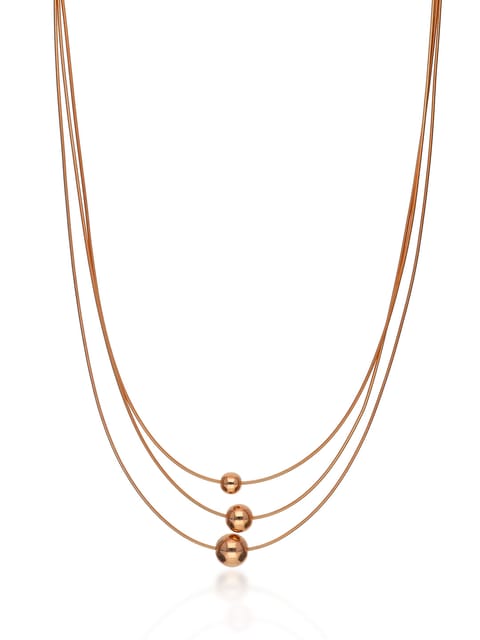 Western Necklace in Rose Gold finish - CNB27712