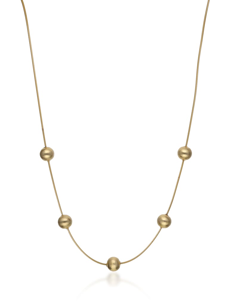 Western Necklace in Gold finish - CNB27713