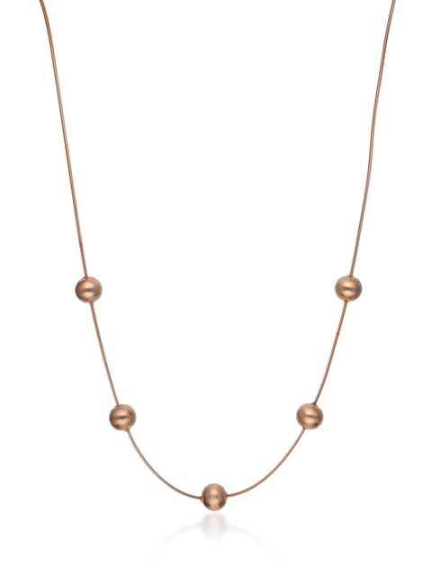 Western Necklace in Rose Gold finish - CNB27715