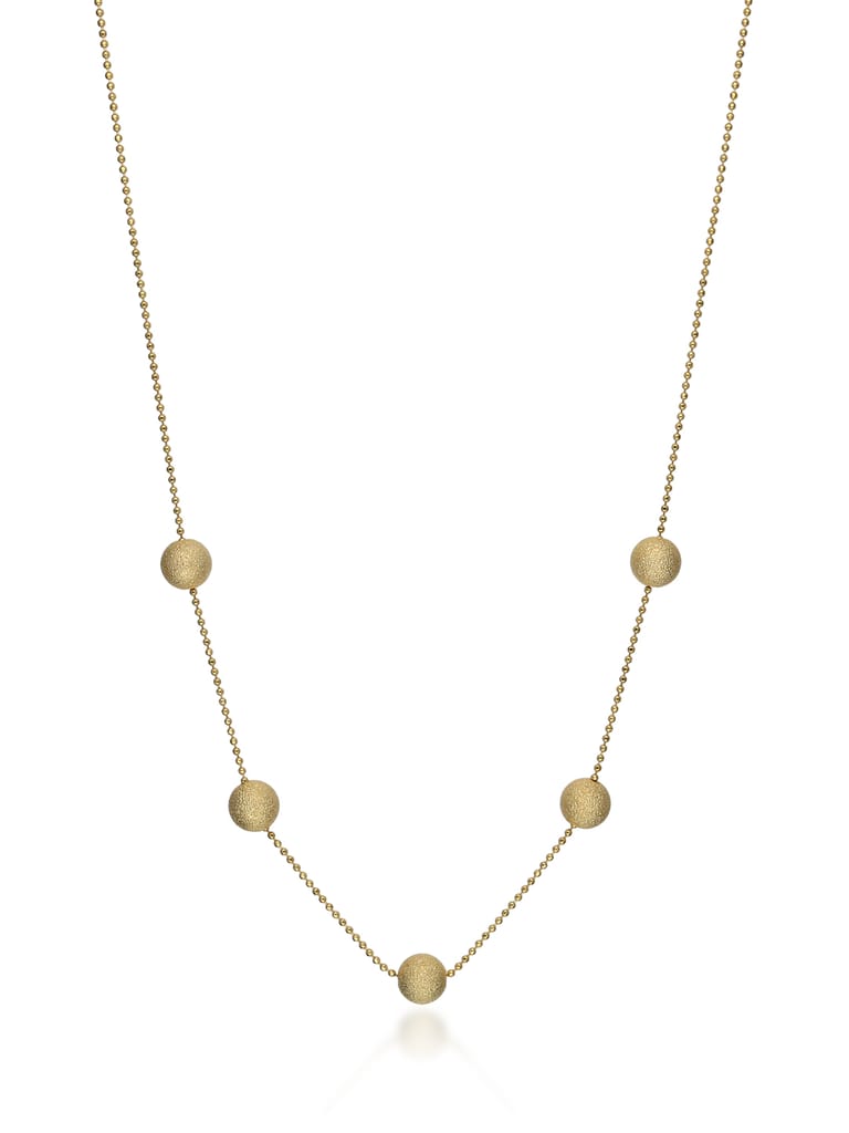 Western Necklace in Gold finish - CNB27728