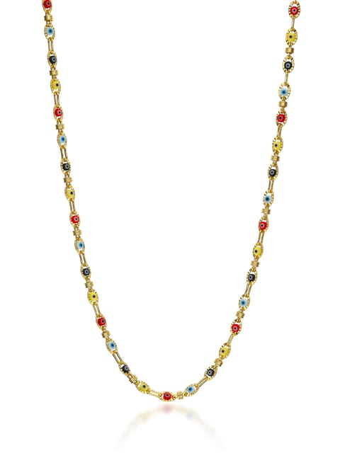 Evil Eye Necklace in Gold finish - CNB27845