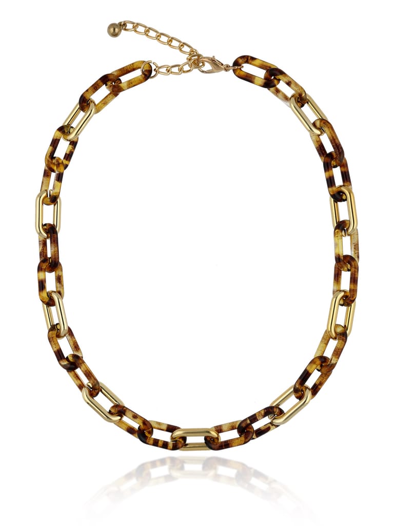 Western Necklace in Gold finish - CNB28070