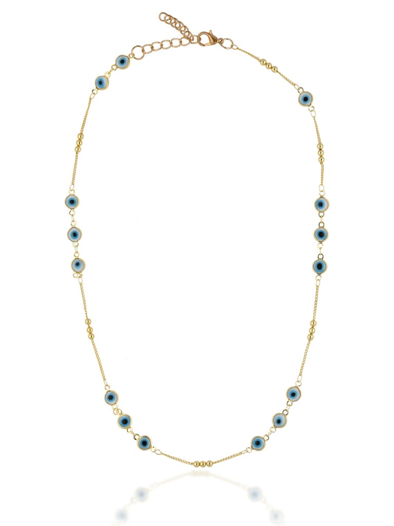 Evil Eye Necklace in Gold finish - CNB27846
