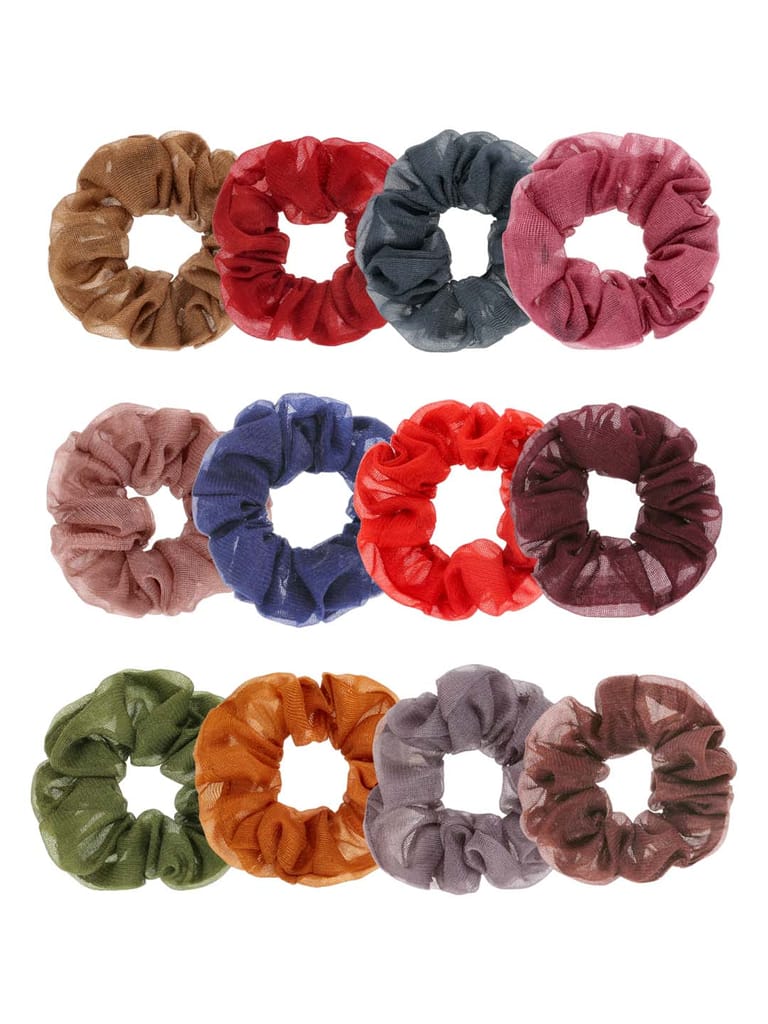 Plain Scrunchies in Assorted color - BHE2520