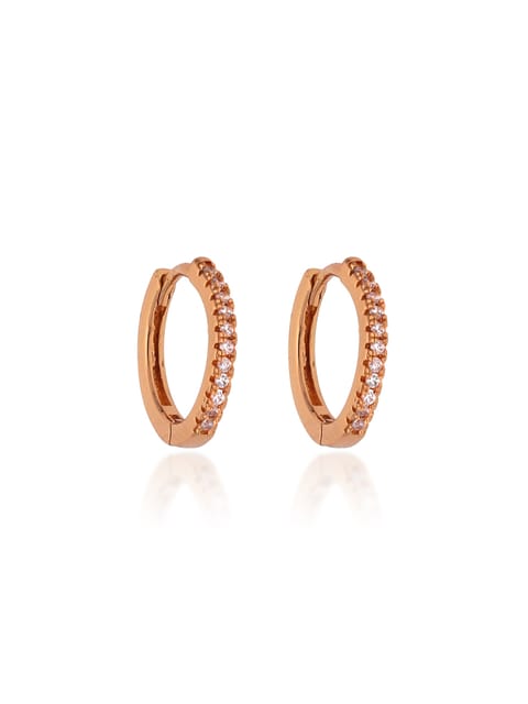 AD / CZ Bali type Earrings in Gold finish - CNB19135