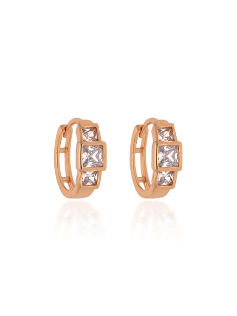 AD / CZ Bali type Earrings in Gold finish - CNB19147