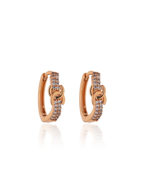 AD / CZ Bali type Earrings in Gold finish - CNB19200