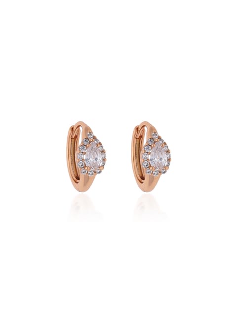 AD / CZ Bali type Earrings in Gold finish - CNB19216