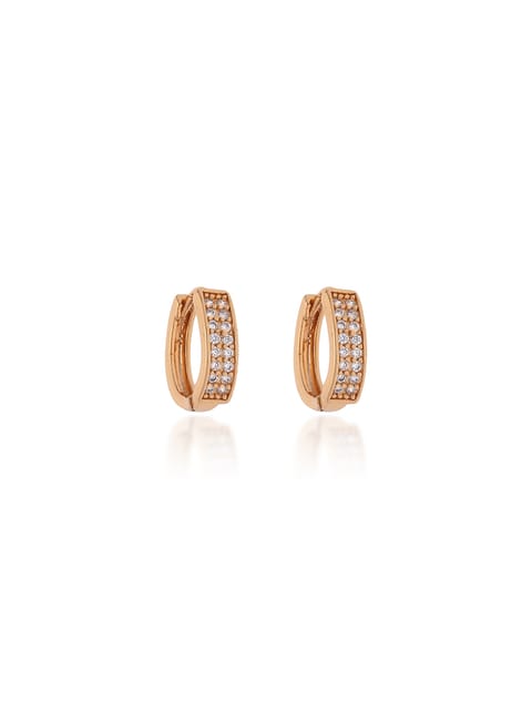 AD / CZ Bali type Earrings in Gold finish - CNB19234