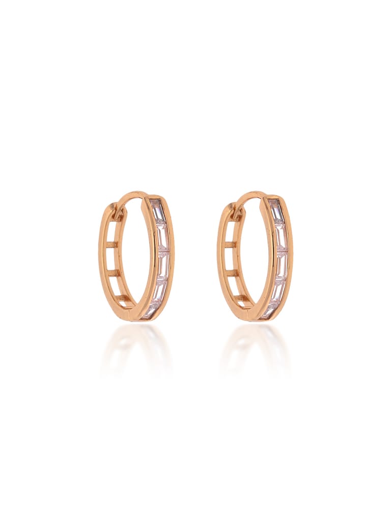 AD / CZ Bali type Earrings in Gold finish - CNB19238