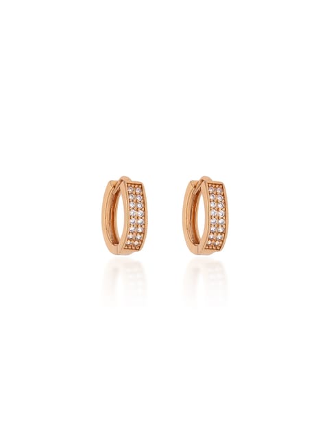 AD / CZ Bali type Earrings in Gold finish - CNB19244