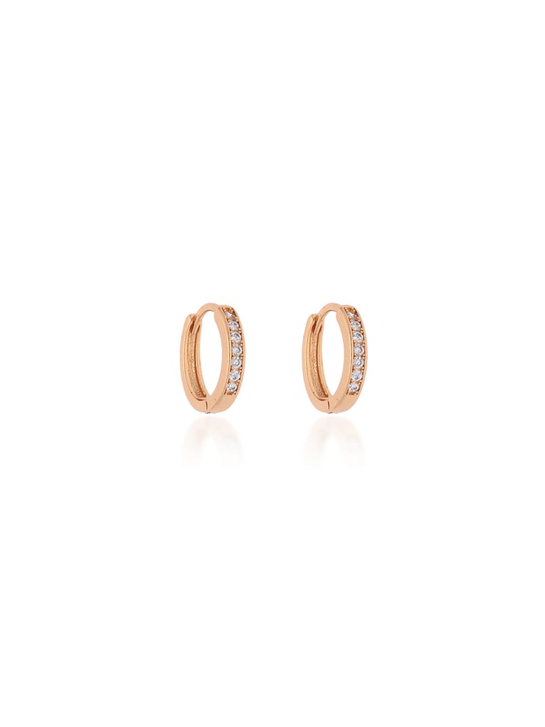AD / CZ Bali type Earrings in Gold finish - CNB19257