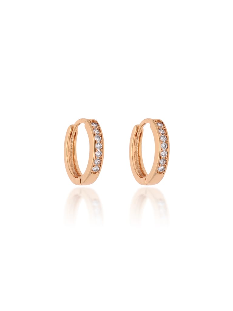 AD / CZ Bali type Earrings in Gold finish - CNB19258