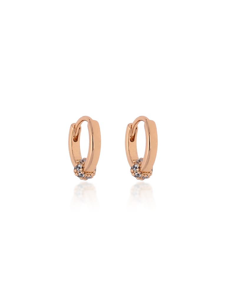 AD / CZ Bali type Earrings in Gold finish - CNB19267