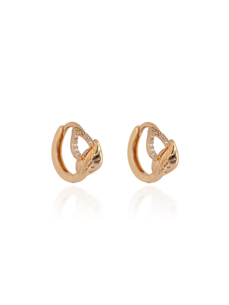 AD / CZ Bali / Hoops in Gold finish - CNB24603