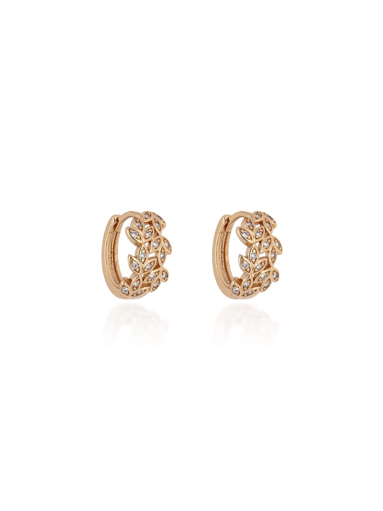 AD / CZ Bali / Hoops in Gold finish - CNB24646