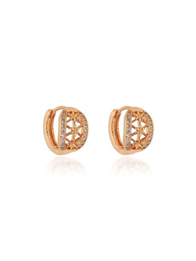 AD / CZ Bali / Hoops in Gold finish - CNB24647