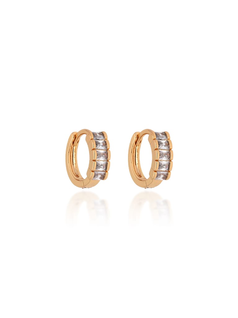 AD / CZ Bali / Hoops in Gold finish - CNB24654
