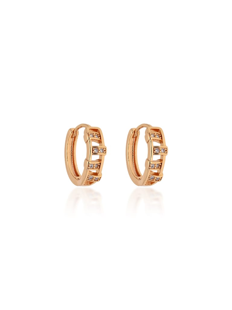 AD / CZ Bali / Hoops in Gold finish - CNB24659