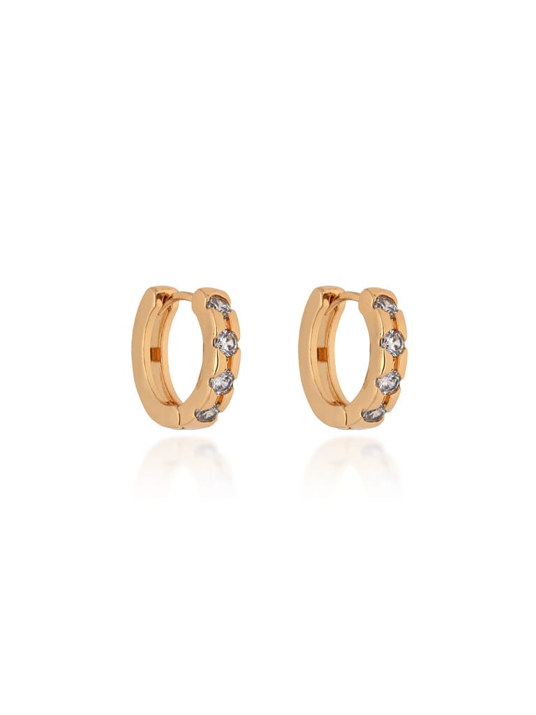 AD / CZ Bali / Hoops in Gold finish - CNB24662