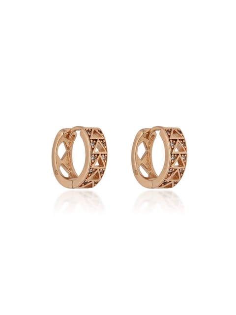 AD / CZ Bali / Hoops in Gold finish - CNB24664
