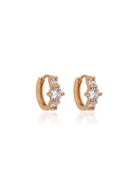 AD / CZ Bali / Hoops in Gold finish - CNB24671