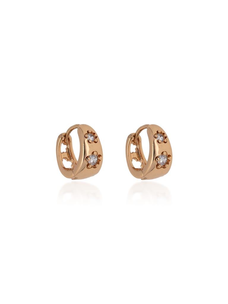 AD / CZ Bali / Hoops in Gold finish - CNB24681