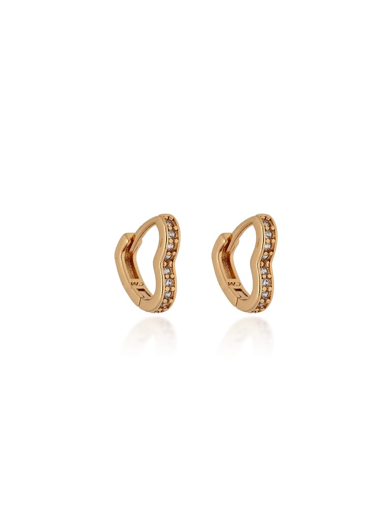 AD / CZ Bali / Hoops in Gold finish - CNB24683