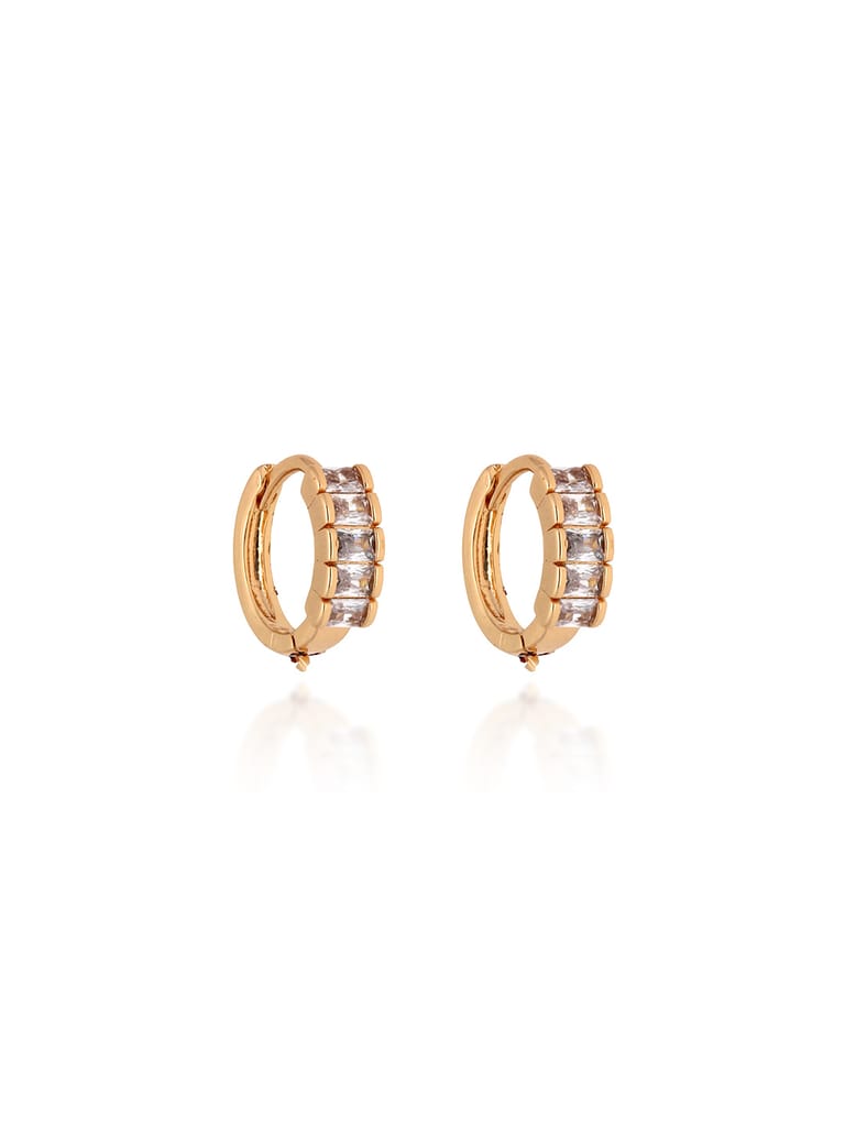 AD / CZ Bali / Hoops in Gold finish - CNB24696
