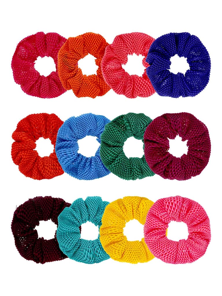 Plain Net Scrunchies in Assorted color - CNB5386