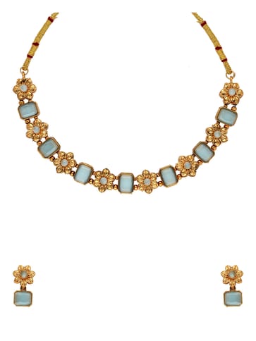 Antique Necklace Set in Gold finish - KOT7903