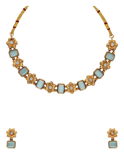 Antique Necklace Set in Gold finish - KOT7903