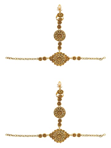 Traditional Bridal Set in Gold finish - CNB10281