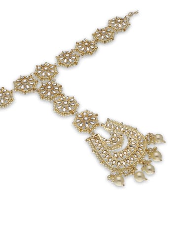 Kundan Matha Patti / Sheeshphool in Gold finish - JGA1779